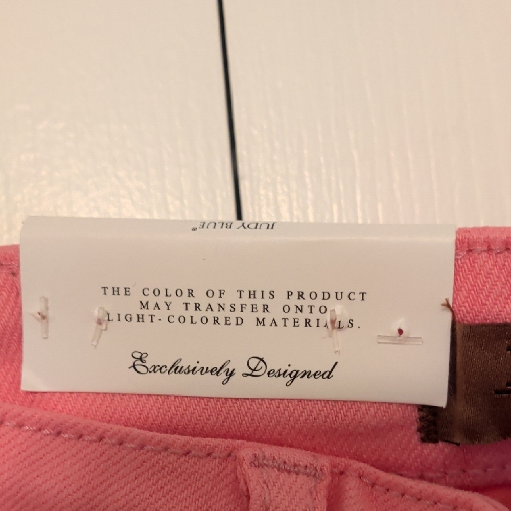 Judy Blue Pink Flare Jeans - Picture 5 of 5